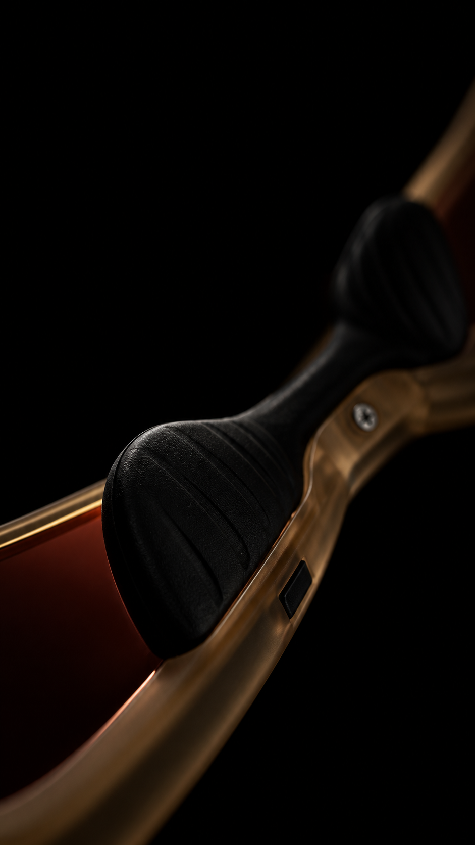 Detalle del nosepad Verbier con silicona Soft Touch